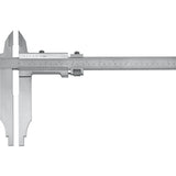 Workshop caliper with tips and fine adjustment