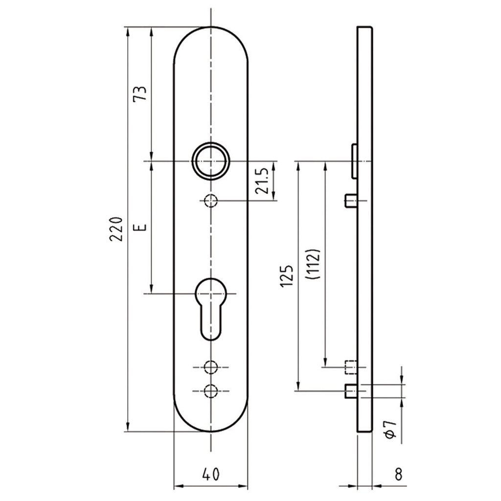 Langschild 5347 FH