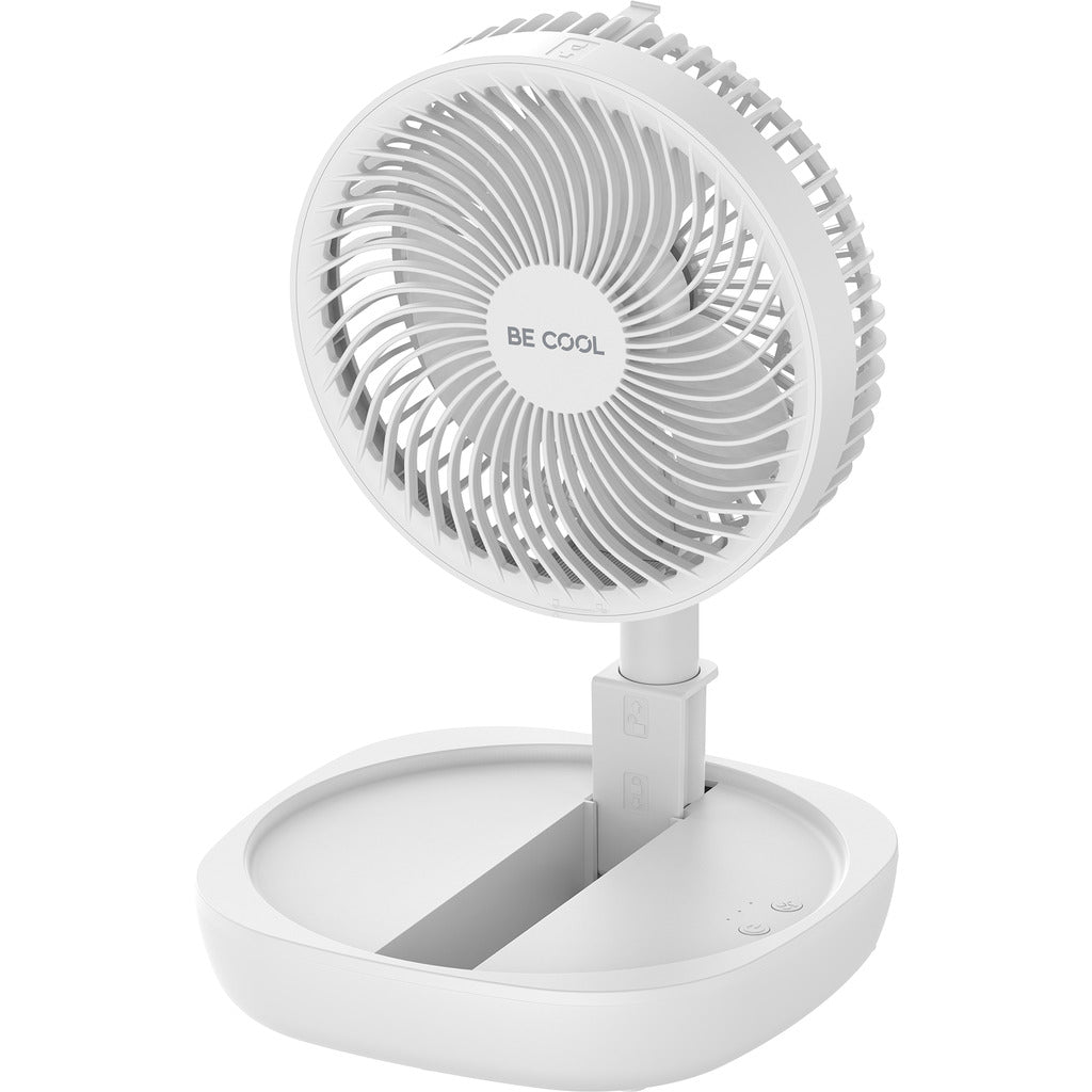 BE COOL Klappventilator mit Akku und Teleskoprohr