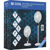BE COOL Stand- und Tischventilator mit Mückenabwehr