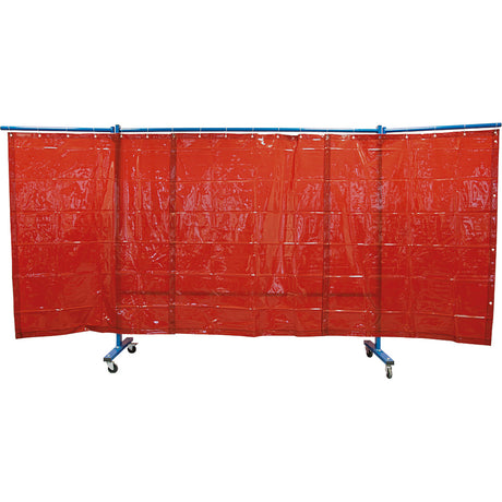 KEMPER Schweißerschutzwand mit Folienvorhang / 3-teilig