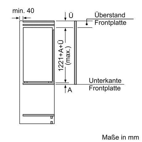 Frigorifero da incasso senza vano congelatore iQ100 KI41R2FE1