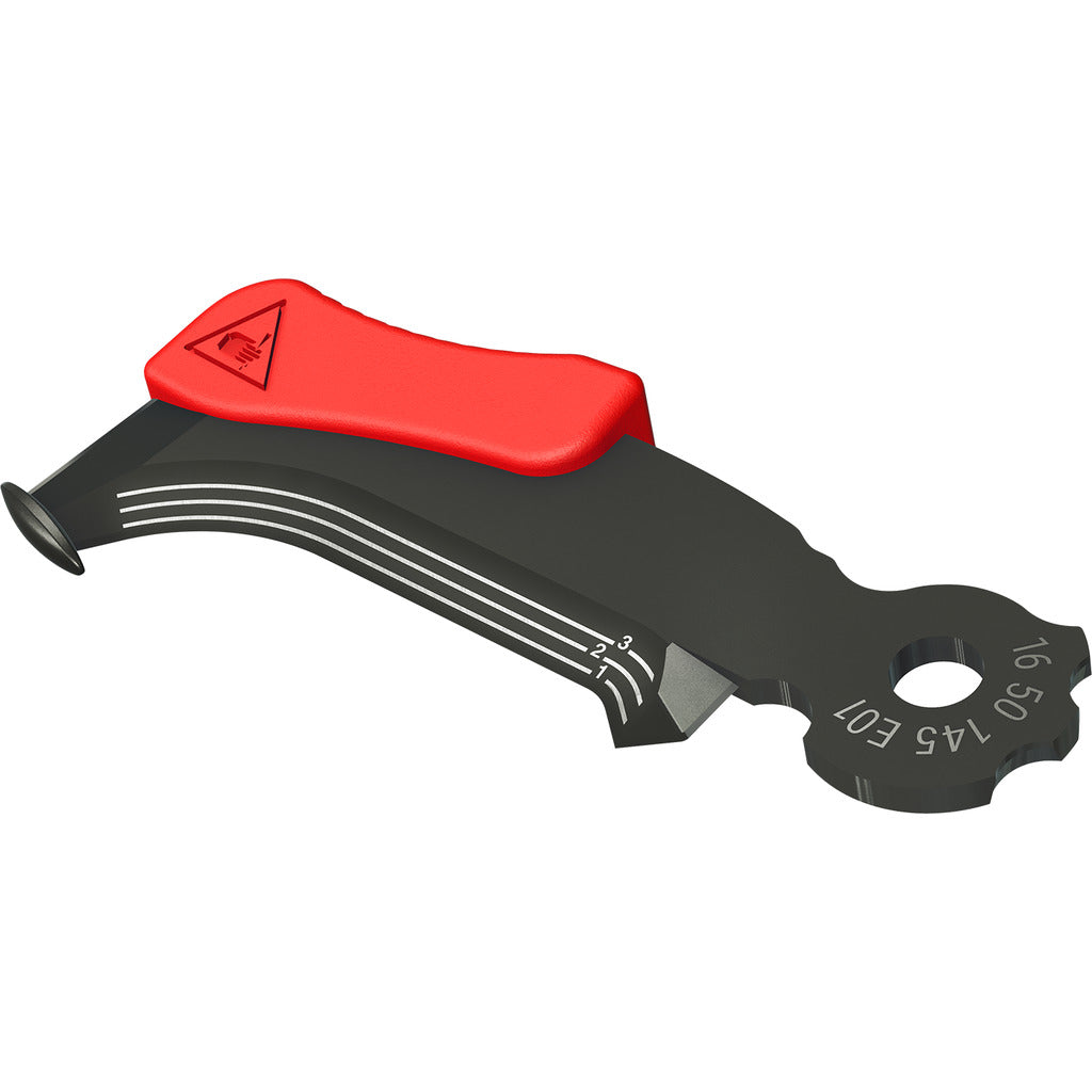 Lama di ricambio Knipex con pattino scorrevole per coltello spelafili