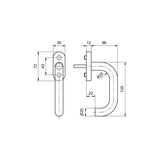 Fenstergriff 50000/51001 CF
