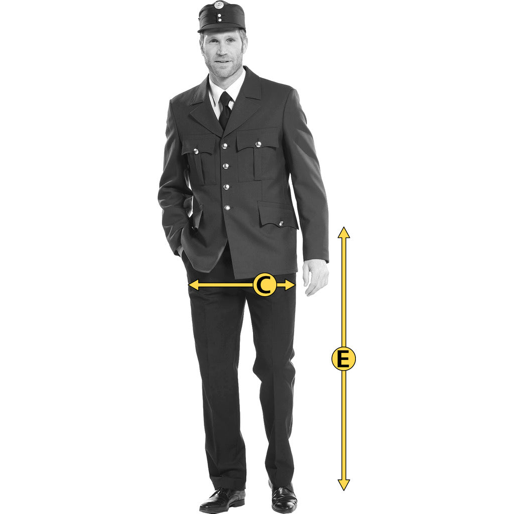 Service trousers "Men" black / according to ÖBFV regulations