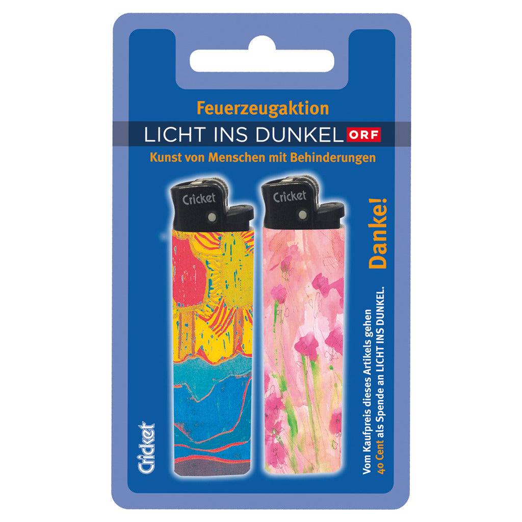 Feuerzeuge "LICHT INS DUNKEL"