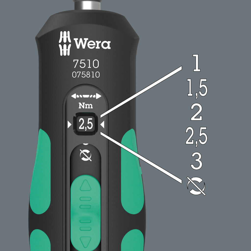 Torque screwdriver 7510 Kraftform Safe-Torque Speed 1-3 Nm