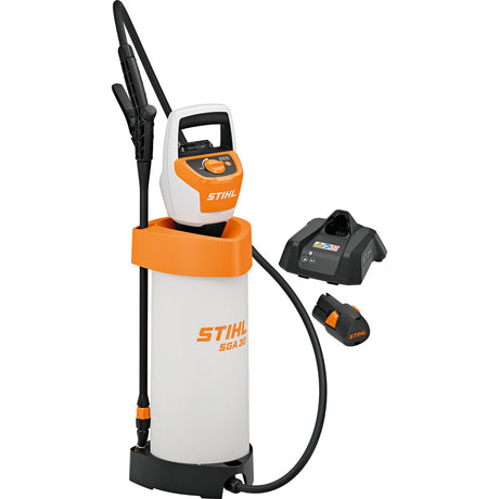 Spruzzatore a batteria Stihl SGA 30 / con batteria AS 2 e caricabatteria