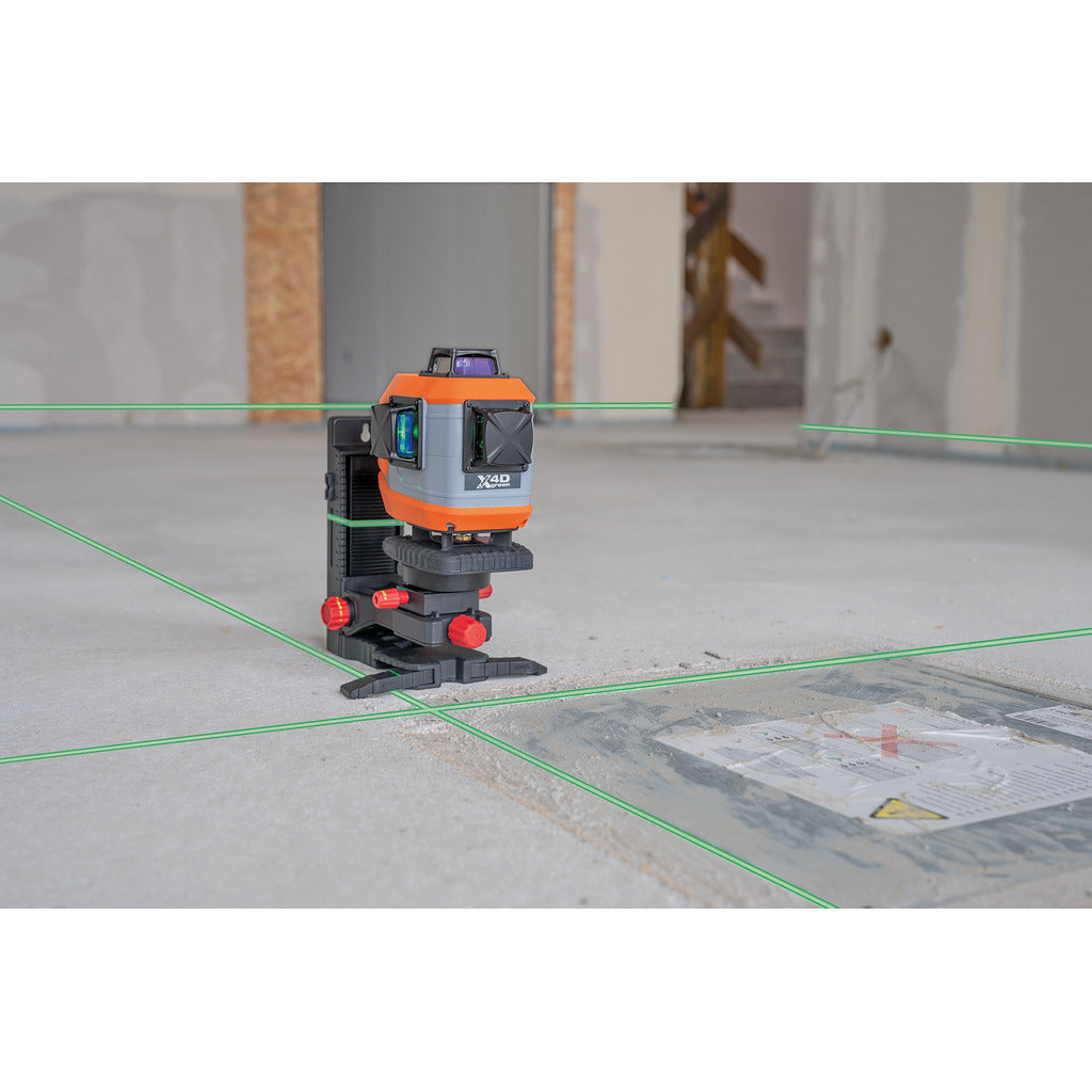 Nedo Multilinien-Laser X-Liner 4D green 4 x 360° Laserlinien