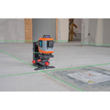 Nedo Multilinien-Laser X-Liner 4D green 4 x 360° Laserlinien