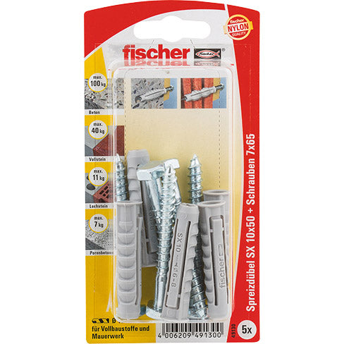 Fischer Dübel SX mit Schraube