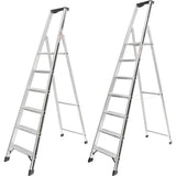 ALU-PRO Stufenstehleiter mit Plattform 70026