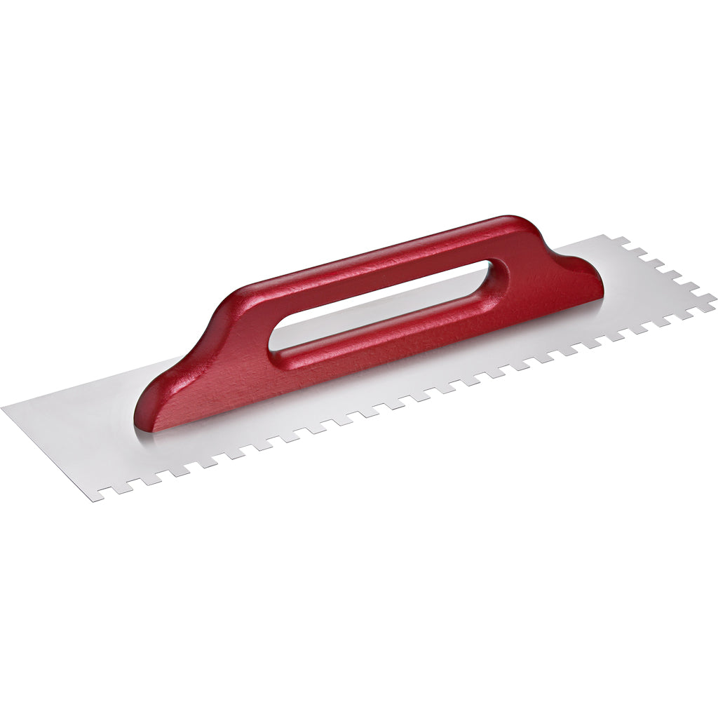 Cazzuola lisciatrice professionale dentata