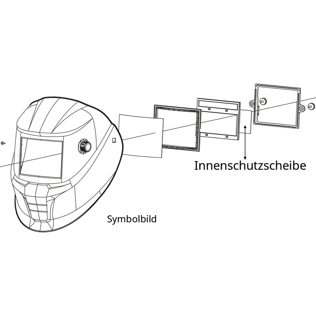 ESAB Innenschutzscheibe für Schweißerhelme / A60