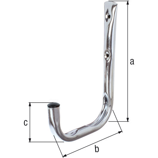 Wandhaken gebogen