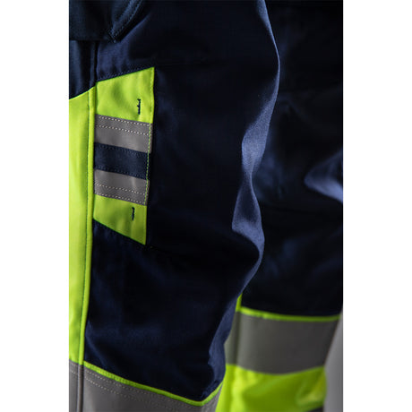 High Vis Green Handwerkerhose KL. 1 2640 GPLU