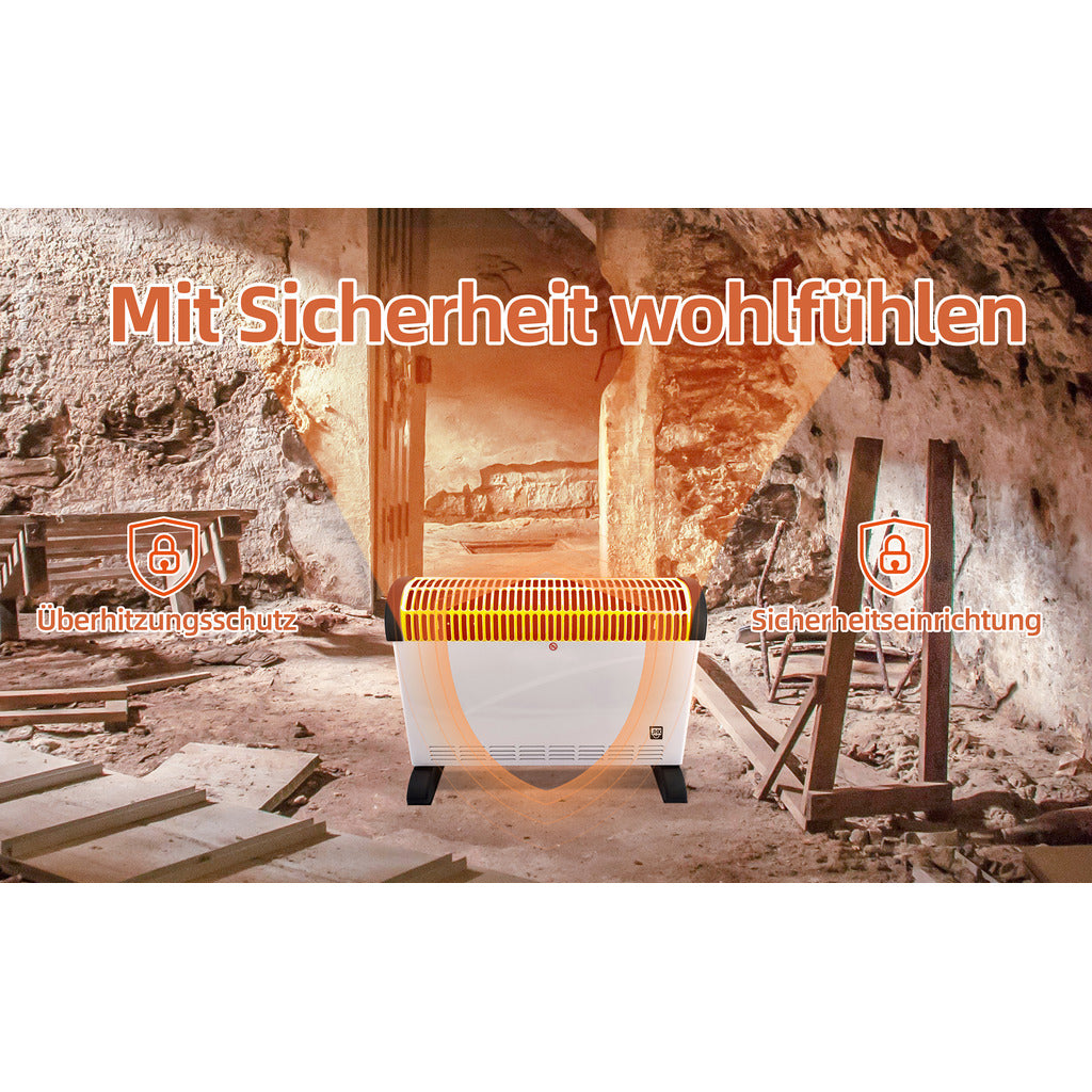 SHX Konvektorheizung mit Turbo-Heizlüfter