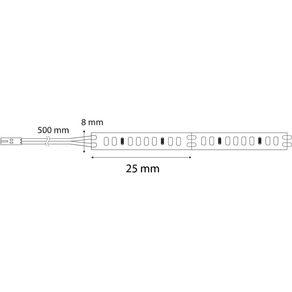 MONO TITAN KARAT LED-Band 8 mm