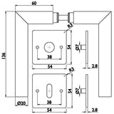 Drückergarnitur Modell Basic 02