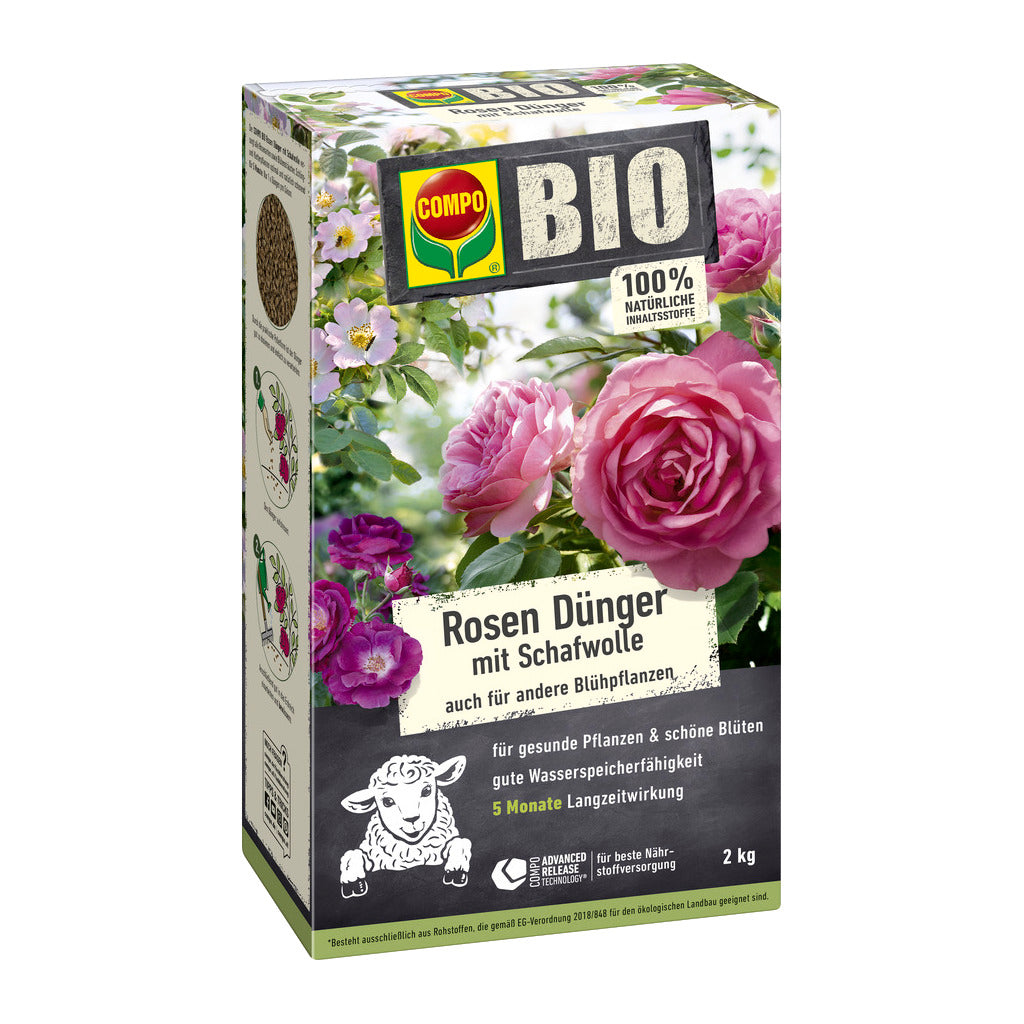 Compo Rosen Dünger mit Schafwolle – SCHMIDT'S Onlineshop