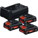 Expert Akku-Starter-Set 3x Akku EXBA18V-4.0Ah + GAL12V/18V-80