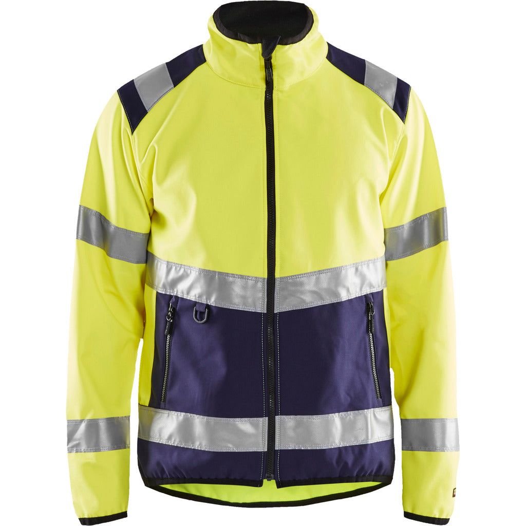 High Vis Softshell Jacke 4877
