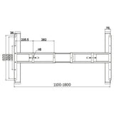 Tischgestell E-MORE 2M2S