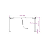 Tischgestell E-more 2M2S