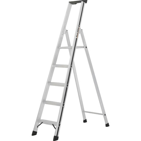 ALU-PRO Stufenstehleiter mit Plattform 70026
