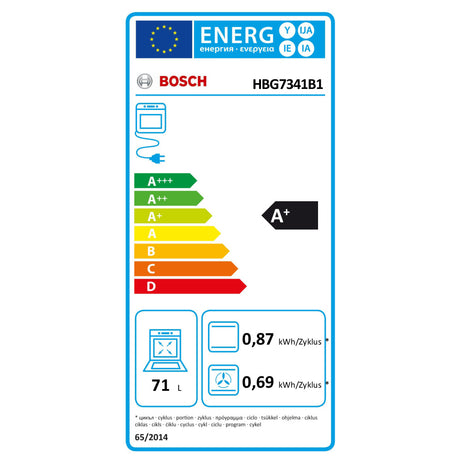 Forno da incasso HBG7341B1