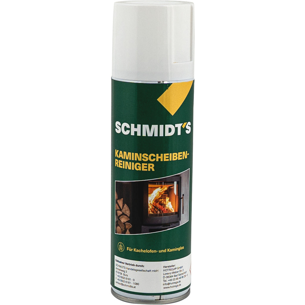 Fireplace glass cleaner