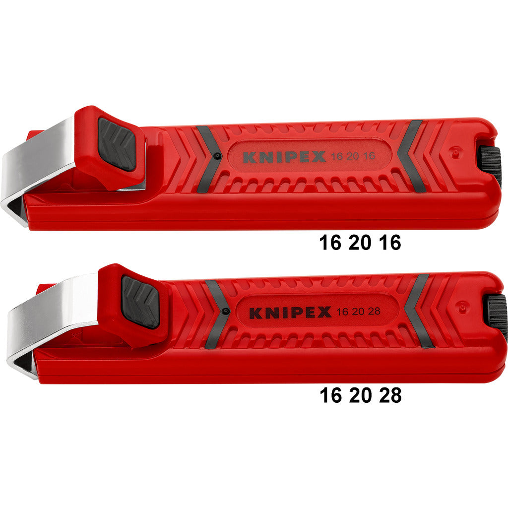 Utensili spelafili Knipex con lama a trascinamento