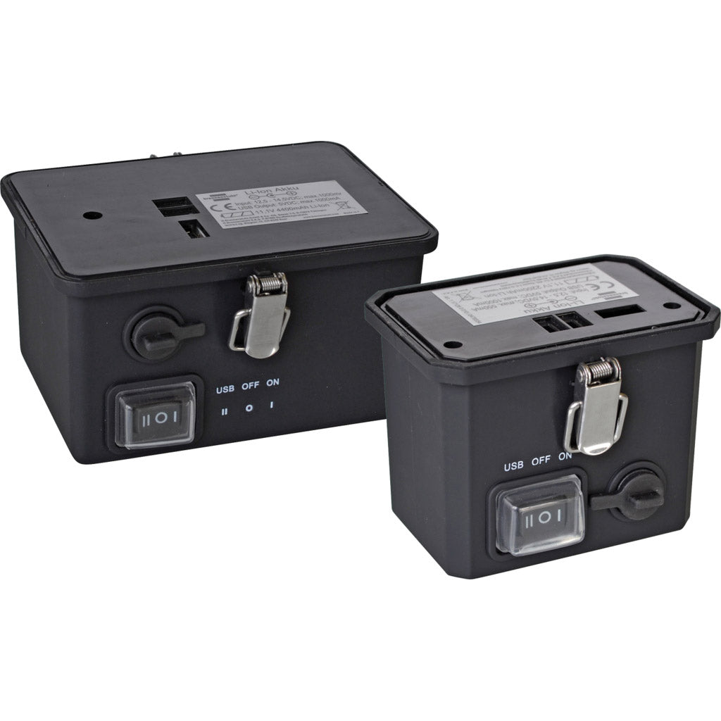 Li-Ion Akku zu LED-Strahler