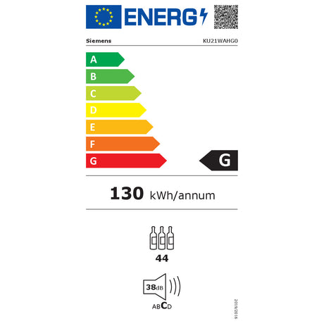 Armadio per la conservazione del vino iQ500 KU21WAHG0