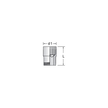 Steckschlüssel-Einsätze 1/4"