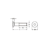 ISO10642 Senkschrauben mit Innensechskant 10.9 blank
