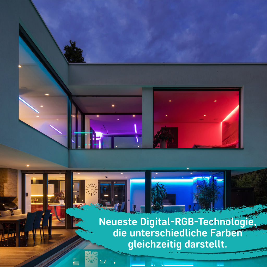 Smarter WIFI LED-Strip Outdoor RGB mit Music Sensor