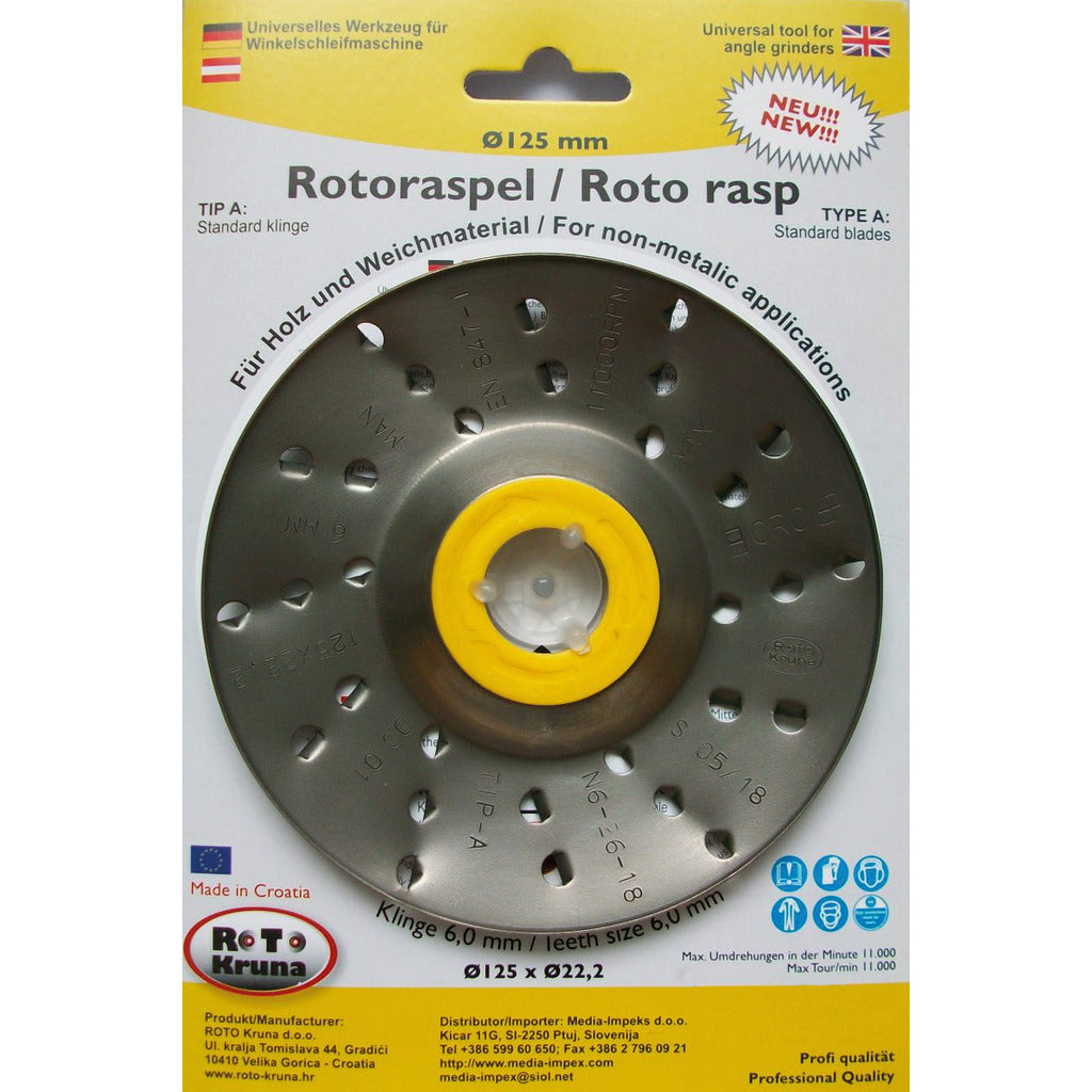 Raspa del rotore / tagliente grossolano 6