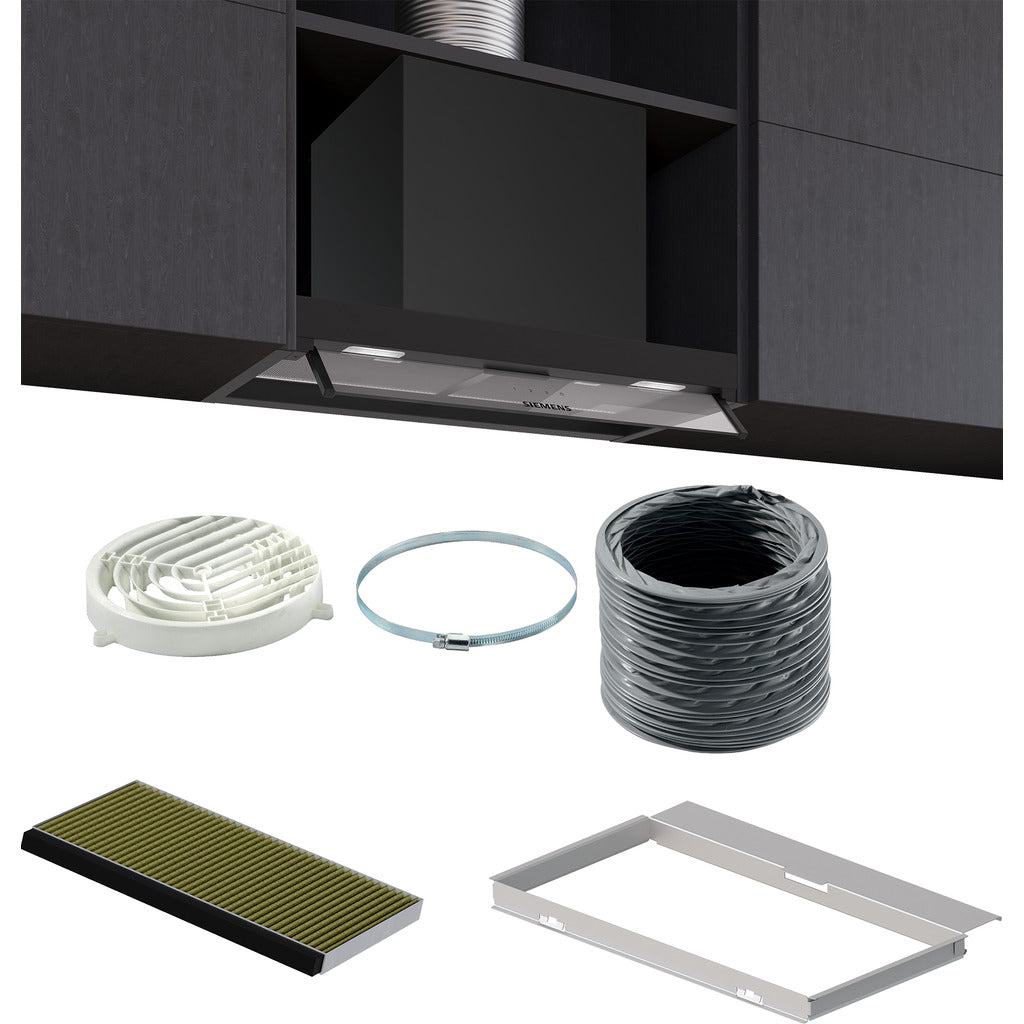 Cappa aspirante + set di ricircolo Clean Air iQ300 LJ65BCSET