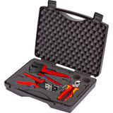 Knipex Werkzeugkoffer für Photovoltaik / 4-teilig