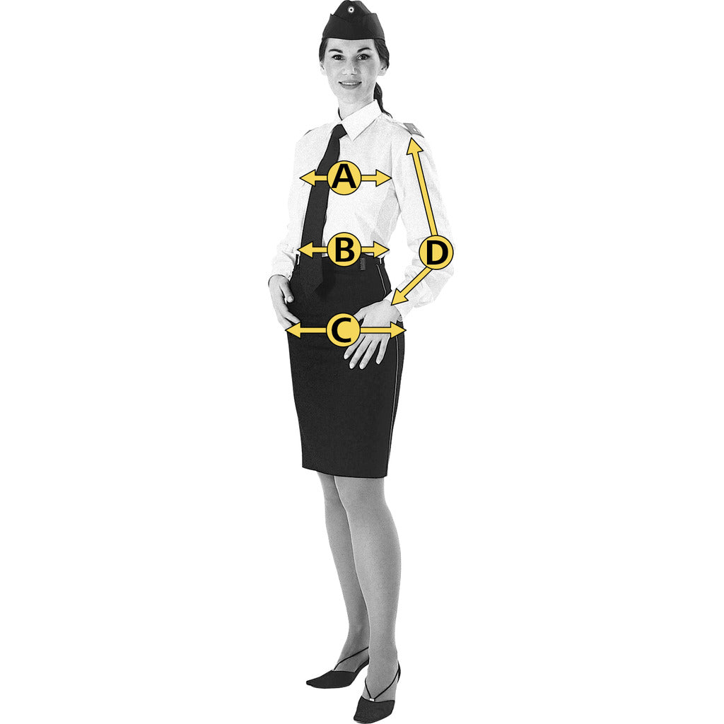 Service blouse "ladies" brown / according to ÖBFV regulations