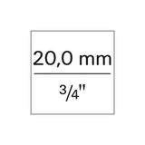 Reduzierstück 3/4"-Innenvierkant auf 1/2"-Außenvierkant