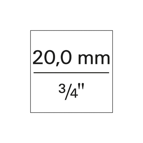 Reduzierstück 3/4"-Innenvierkant auf 1/2"-Außenvierkant