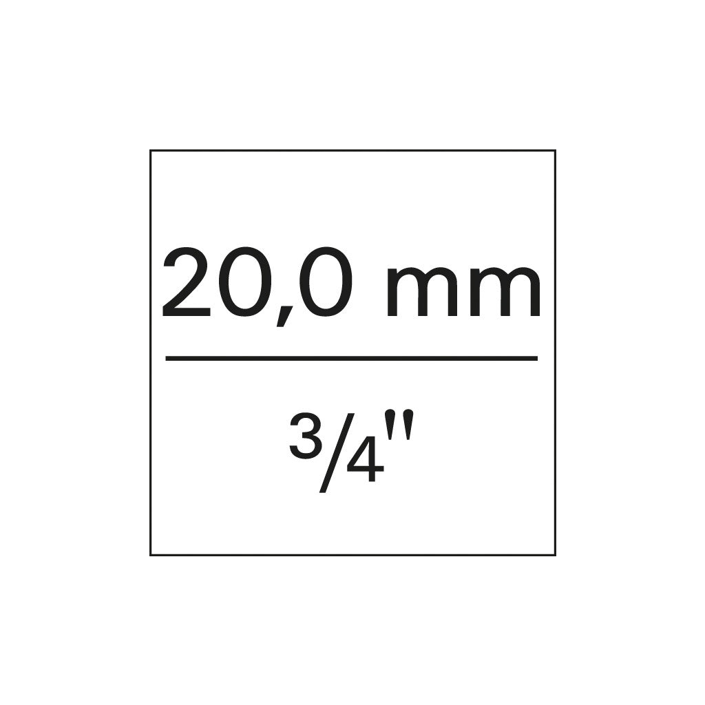 Quergriff mit Gleitstück 3/4"