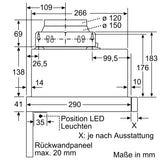 Flachschirmhaube iQ300 LI64LB531