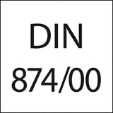 Hair ruler DIN 874/00 VA