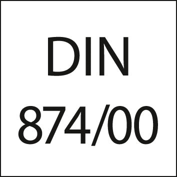 Haarlineal DIN 874/00 VA