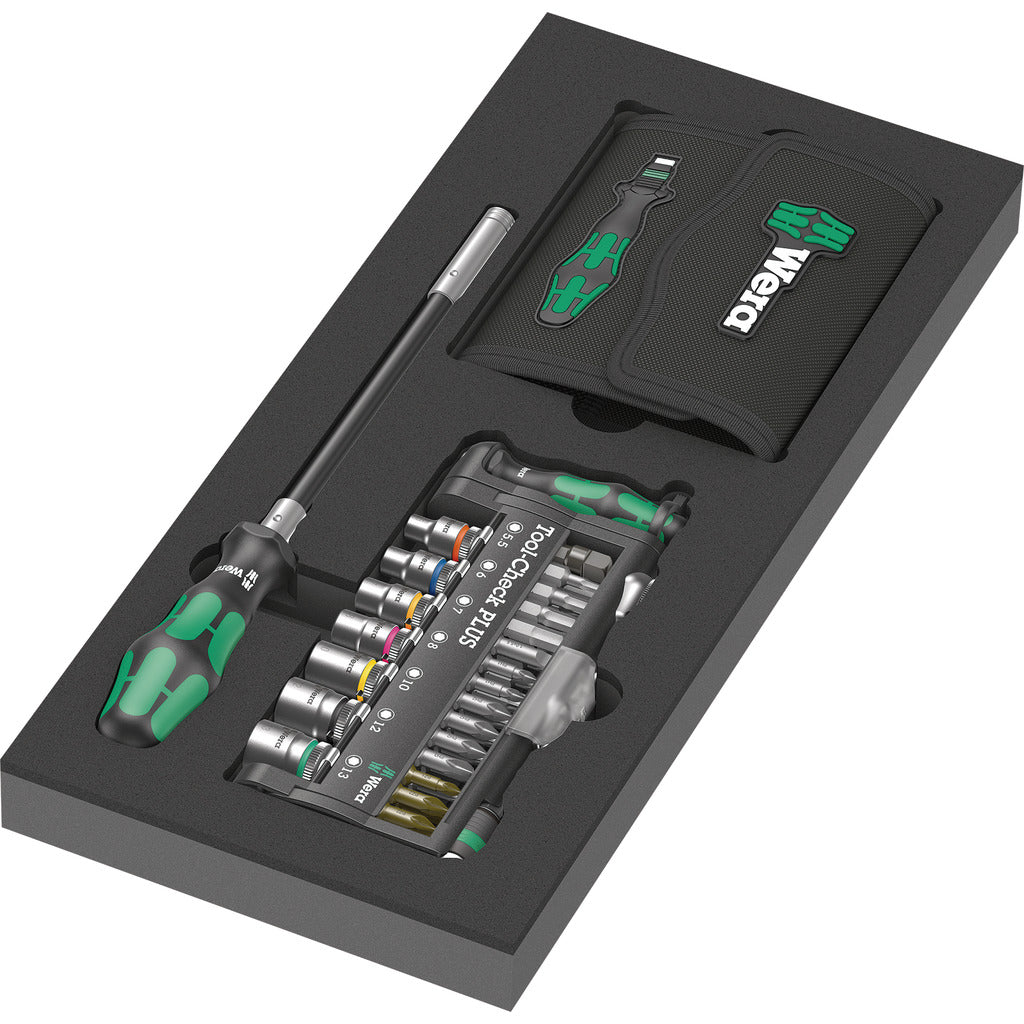 Kraftform Kompakt &amp; Tool-Check PLUS Set 1 9750 / 57-teilig / mit Schaumstoffeinlage