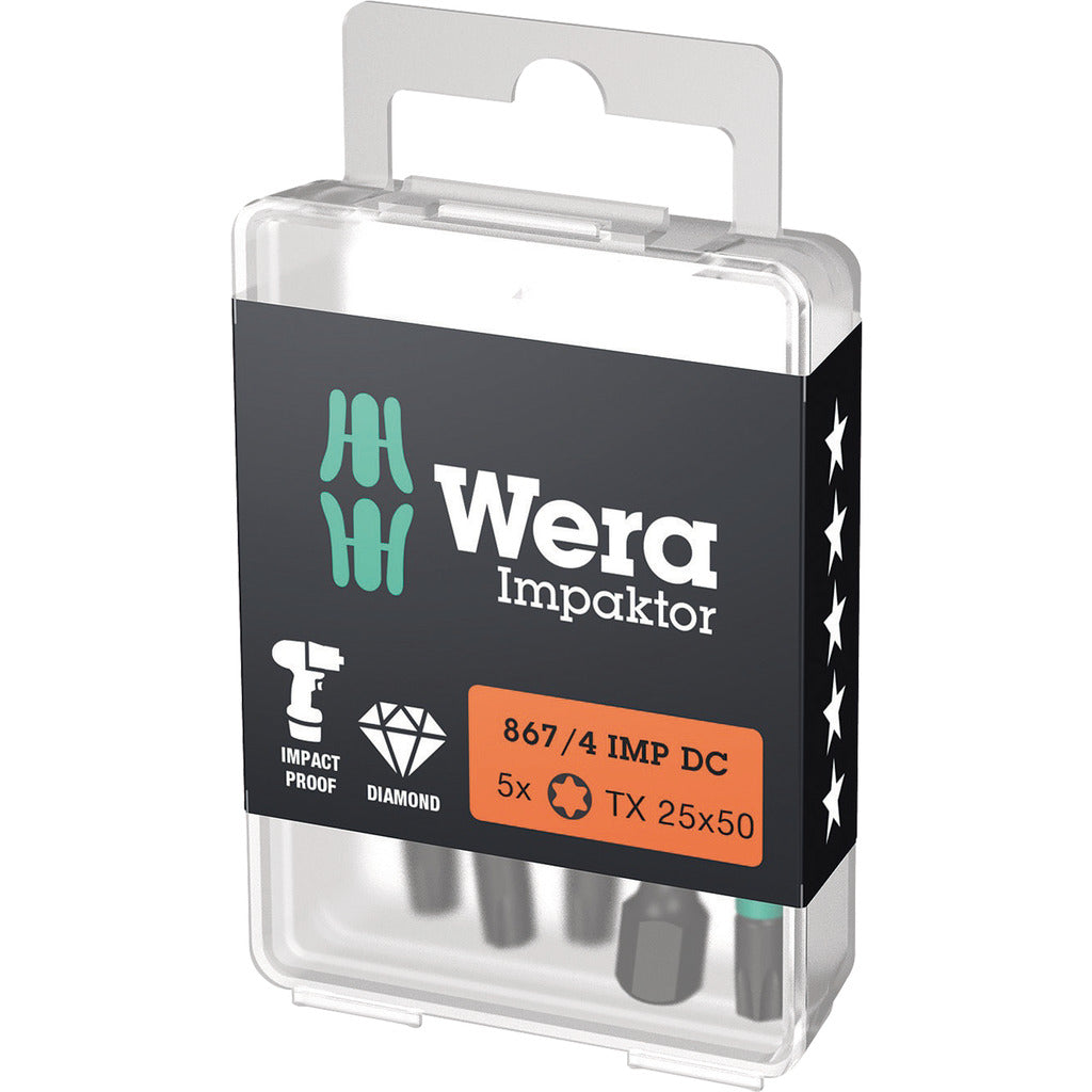 DIY Impaktor Bits 867/4 IMP DC TORX®