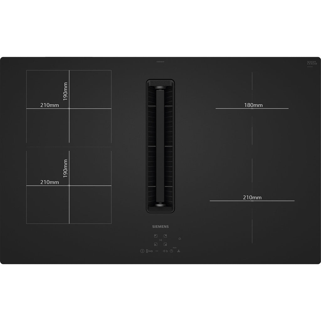 Induktionskochfeld mit Dunstabzug iQ300 ED80ABS16E